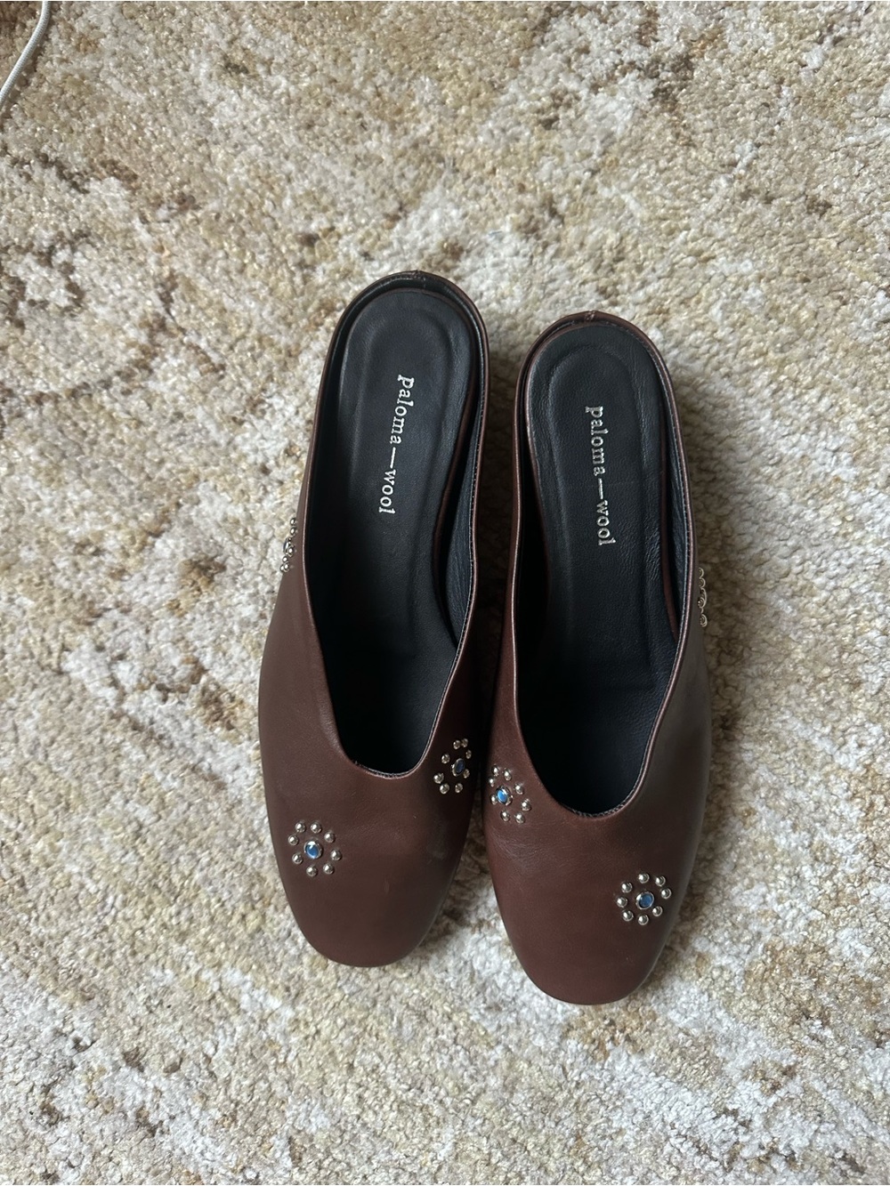 Paloma Wool Brown Fernanda Mule